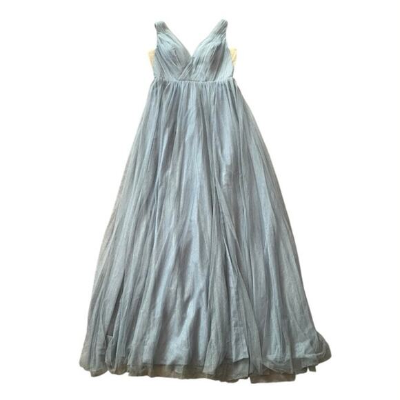 Revelry V-Neck Fit and Flare Tulle Formal Gown Size 8 Halloween Cinderella - Picture 1 of 10